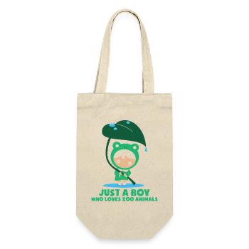Zoo Animals Animal Park Young Man Saying - Gift Bag for Bottles - nature - Front