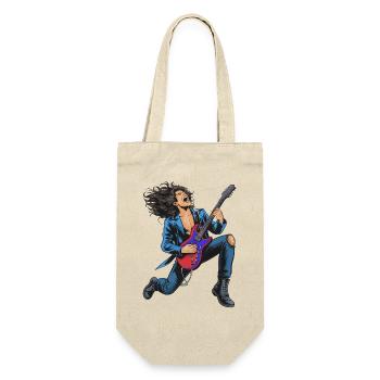 High-energy rock guitar performance - Gift Bag for Bottles - nature - Front