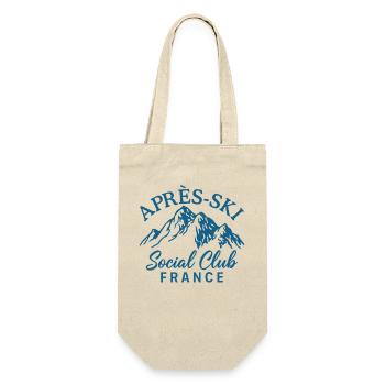 Après Ski Social Club Italy Skiing - Gift Bag for Bottles - nature - Front