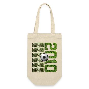 LIMITED EDITION 2010 FUßBALL 16. GEBURTSTAG - Geschenkbeutel für Flaschen - Natur - Vorne