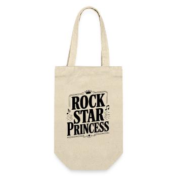Rock Star Princess - Gift Bag for Bottles - nature - Front