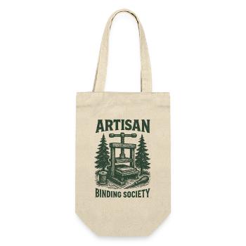 Artisan Binding Society | Bookbinding - Gift Bag for Bottles - nature - Front