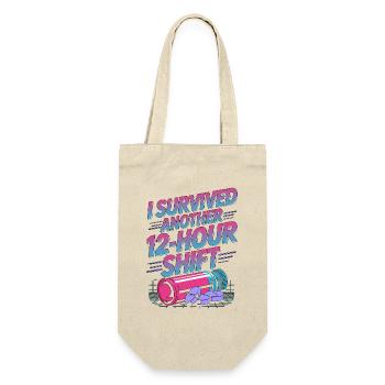 Retail Pharmacist I Survived Another Pharmacy Care - Geschenkbeutel für Flaschen - Natur - Vorne