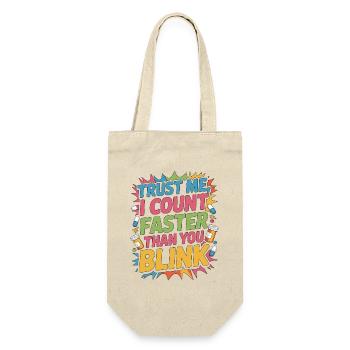 Retail Pharmacist Trust Me I Count Pharmacy Care - Geschenkbeutel für Flaschen - Natur - Vorne