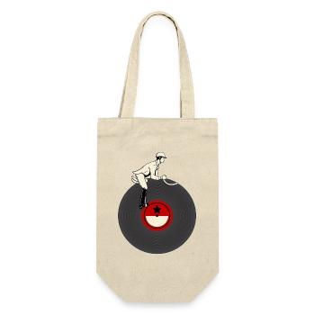 Cavalier sur vinyle - Sac à bouteille - nature - Devant