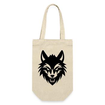 wolf - Gift Bag for Bottles - nature - Front