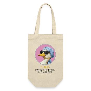 Stylish Duck – I Song Statement Design - Gift Bag for Bottles - nature - Front