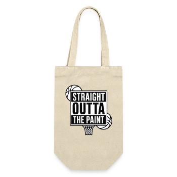 Straight Outta The Paint Basketball Sport - Gift Bag for Bottles - nature - Front