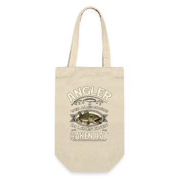 Pêcheur Gift Man Tout le meilleur a une prise - Sac à bouteille - nature - Devant