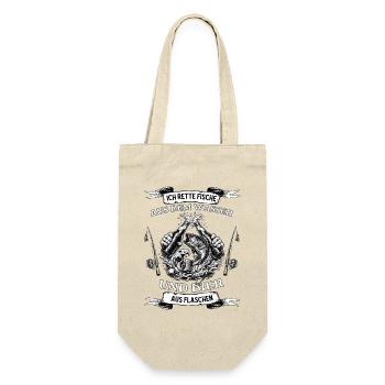 Pêcheur et Pêcheur de bière Pêcheur à cadeaux pour la fête des pères - Sac à bouteille - nature - Devant