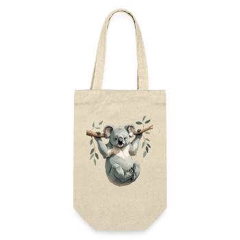 Koala on a branch – Green dream - Gift Bag for Bottles - nature - Front
