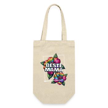 Cadeau de la fête des mères pour les meilleures fleurs de maman - Sac à bouteille - nature - Devant