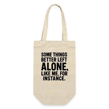 Idée de cadeau pour les nerds introvertis qui s’amusent drôlement - Sac à bouteille - nature - Devant
