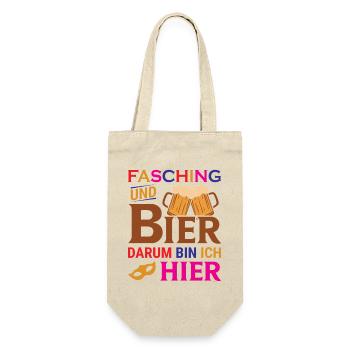 Carnival and beer, that's why I'm here - Gift Bag for Bottles - nature - Front