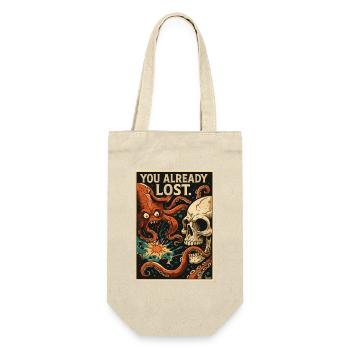 You've already lost – skull and tentacles - Gift Bag for Bottles - nature - Front