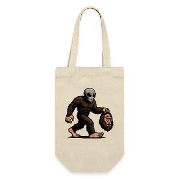Bigfoot, Extraterrestre Sasquatch OVNI Science-fiction - Sac à bouteille - nature - Devant