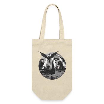 Bigfoot Alien Sasquatch Ungeheuer Von Loch Ness - Geschenkbeutel für Flaschen - Natur - Vorne