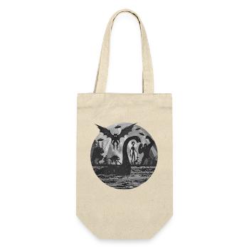 Bigfoot Alien Sasquatch Ungeheuer Von Loch Ness - Geschenkbeutel für Flaschen - Natur - Vorne