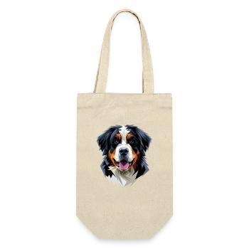 Bernese Mountain Dog Cute Dogs Swiss Mountain Dogs - Gift Bag for Bottles - nature - Front