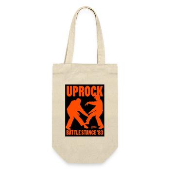 Uprock Battle Stance Hip-Hop 83 - Geschenkbeutel für Flaschen - Natur - Vorne