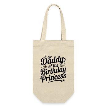 Daddy of the Birthday Princess - Gift Bag for Bottles - nature - Front