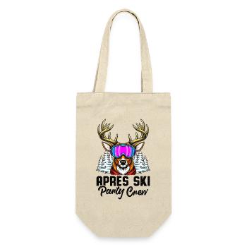 Après Ski Party Crew - Gift Bag for Bottles - nature - Front