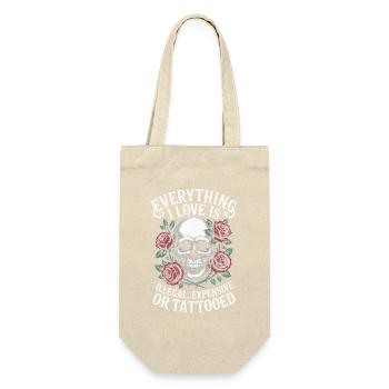 Tout ce que j’aime, c’est tatoué de Tätowiert tatoué - Sac à bouteille - nature - Devant