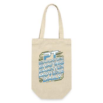 PT Educator Shaping Smarter Movers PT Instructor - Gift Bag for Bottles - nature - Front