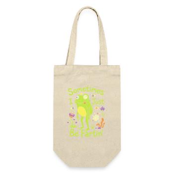 Royal Frog Humor - Gift Bag for Bottles - nature - Front