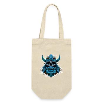 Viking Odin Skull - Gift Bag for Bottles - nature - Front
