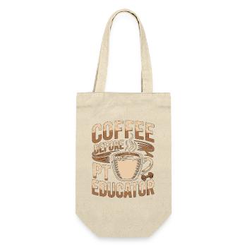 Éducateur en kinésithérapie Thérapie par le mouvement du café Amateur de café - Sac à bouteille - nature - Devant