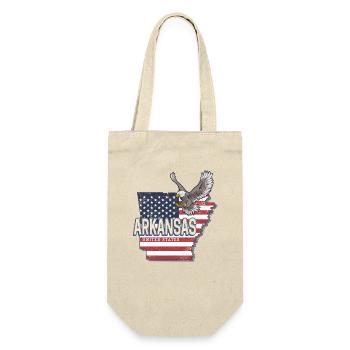 Arkansas United States Vintage USA Souvenir - Gift Bag for Bottles - nature - Front