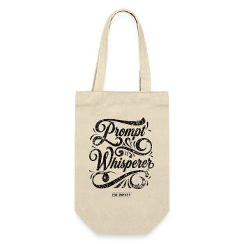 Prompt Whisperer  - Geschenkbeutel für Flaschen - Natur - Vorne