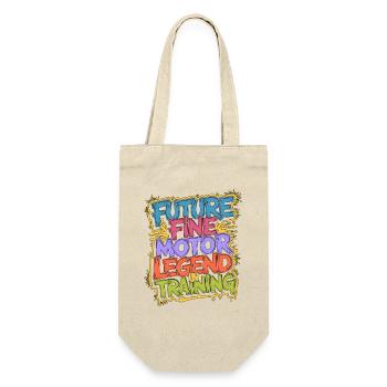 Pediatric OT Future Fine Motor Child Development - Geschenkbeutel für Flaschen - Natur - Vorne