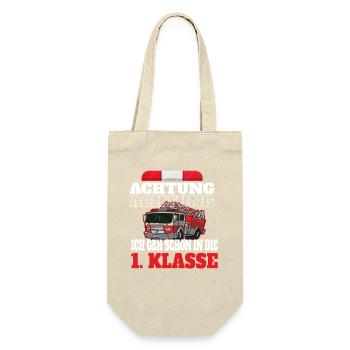 Fire Brigade Humor First Class - Gift Bag for Bottles - nature - Front