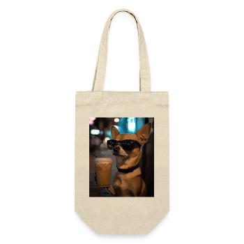 Night Coffee Chihuahua with Sunglasses - Gift Bag for Bottles - nature - Front