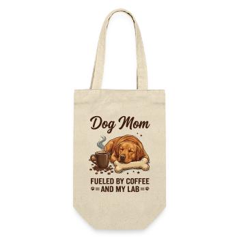 Labrador Mom Coffee Gift Dog Mom - Gift Bag for Bottles - nature - Front