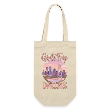 Dallas Girls Trip - Geschenkbeutel für Flaschen - Natur - Vorne