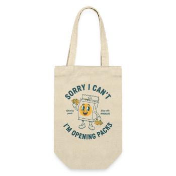 Sorry I Cant Im Opening Packs Packlife Trading - Gift Bag for Bottles - nature - Front