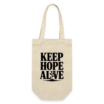 Keep Hope Alive - Gift Bag for Bottles - nature - Front