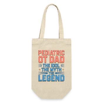 Pediatric OT Dad The Idol The Pediatric Therapist - Geschenkbeutel für Flaschen - Natur - Vorne