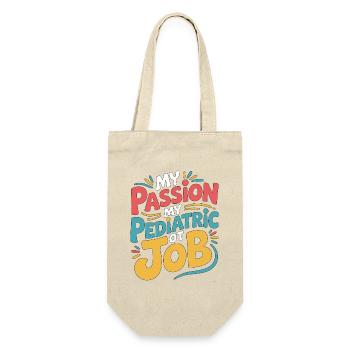 Pediatric OT My Passion My Fine Motor Therapy - Geschenkbeutel für Flaschen - Natur - Vorne