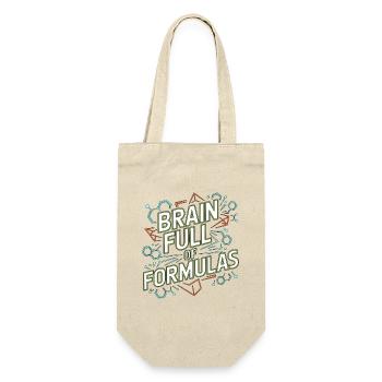 Pharmacist Student Brain Full Of Clinical Pharmacy - Gift Bag for Bottles - nature - Front