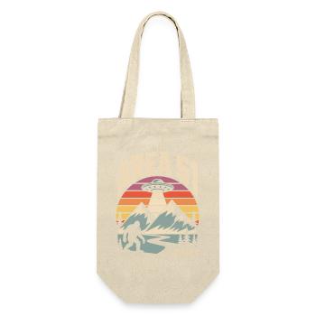 Area 51 Nevada UFO Retro Design - Gift Bag for Bottles - nature - Front
