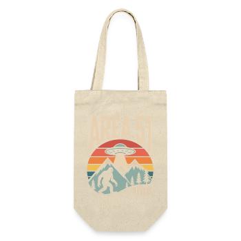 Area 51 Nevada UFO Retro Design - Gift Bag for Bottles - nature - Front