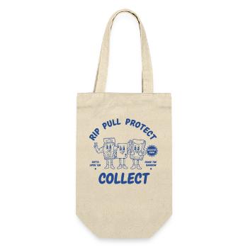 Rip Pull Protect Collect Trading Card Booster Crew - Gift Bag for Bottles - nature - Front