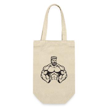 Bodybuilder Fitness - Gift Bag for Bottles - nature - Front