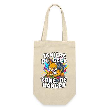 Geek humor gamer man teen video games console - Gift Bag for Bottles - nature - Front