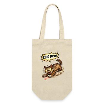Humour de chat, cadeau de proverbe drôle - Sac à bouteille - nature - Devant