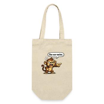 Humour de singe, cadeau de proverbe drôle - Sac à bouteille - nature - Devant